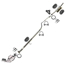 Northeastern Exhaust | Stainless Steel Manifold, Resonator, Intermediate Pipe, Muffler Complete Exhaust System Kit Compatible for 2001-2005 Honda Civic 1.7L | Include Gasket, Hanger, Clamp, Bolt Spring