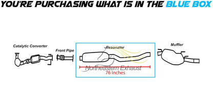 1999-2009 Saab 9-5 2.3L Exhaust Resonator Pipe