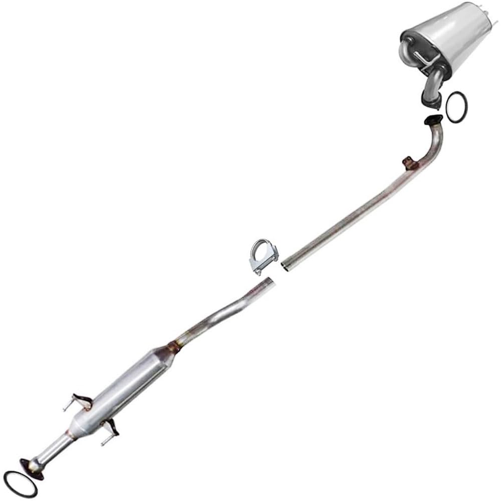 Northeastern Exhaust | Stainless Steel Resonator, Muffler Exhaust System Kit Compatible for Toyota Camry 2002-2006 3.0L| Lexus ES300 2002-2003 3.0L | Free Gaskets and Clamp Included