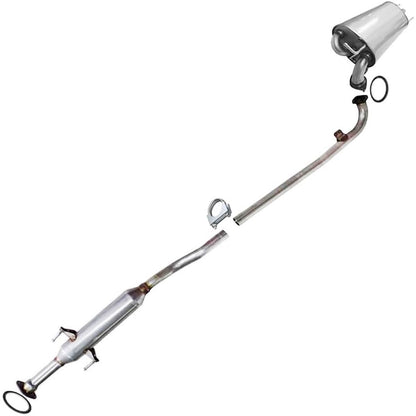 Northeastern Exhaust | Stainless Steel Resonator, Muffler Exhaust System Kit Compatible for Toyota Camry 2002-2006 3.0L| Lexus ES300 2002-2003 3.0L | Free Gaskets and Clamp Included