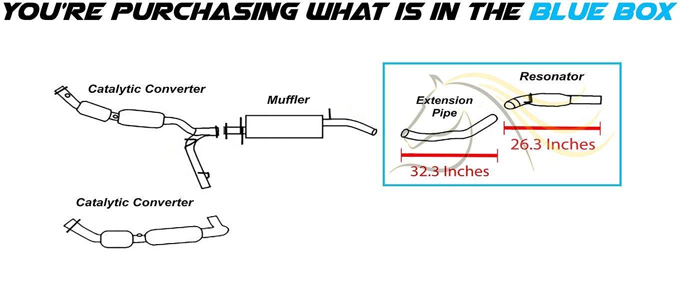 2003-2006 Lincoln Navigator 5.4L Exhaust Pipe and Resonator