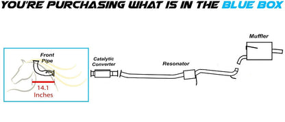 2003-2007 Honda Accord 2.4L Front Flex Exhaust Pipe