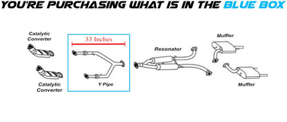 Exhaust Y Pipe for 2011-2012 Infiniti G25 2.5L | 2007-2008 G35 3.5L | 2009-2013 G37 3.7L