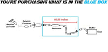 1999-2003 Mitsubishi Galant 2.4L Exhaust Resonator Pipe