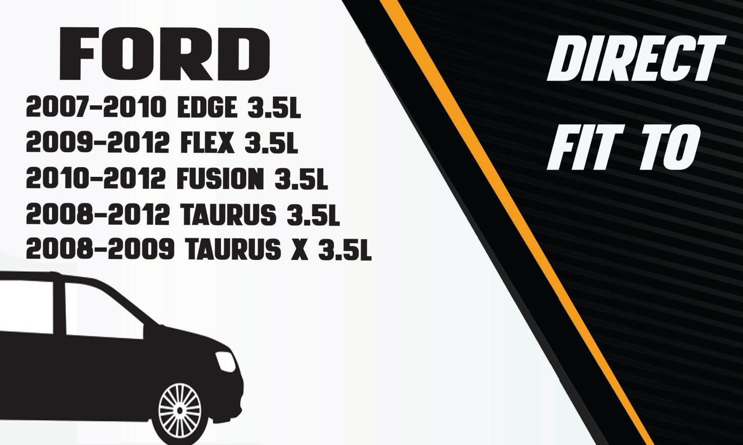 Northeastern Exhaust | EPA-Approved Left Catalytic fits: 07-10 Edge 3.5L | 09-12 Flex 3.5L | 10-12 Fusion 3.5L | 08-10 Taurus 3.5L | 08-09 Taurus X 3.5L | 07-10 MKX MKZ 3.5L | 09-10 MKS 3.7L