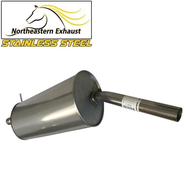 Northeastern Exhaust | Exhaust Rear Muffler with Hangers Compatible for 1999-2004 Honda Odyssey