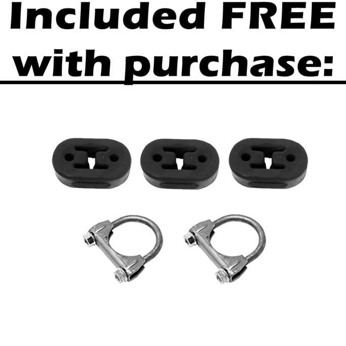 Northeastern Exhaust | Exhaust Rear Muffler with Hangers Compatible for 1999-2004 Honda Odyssey