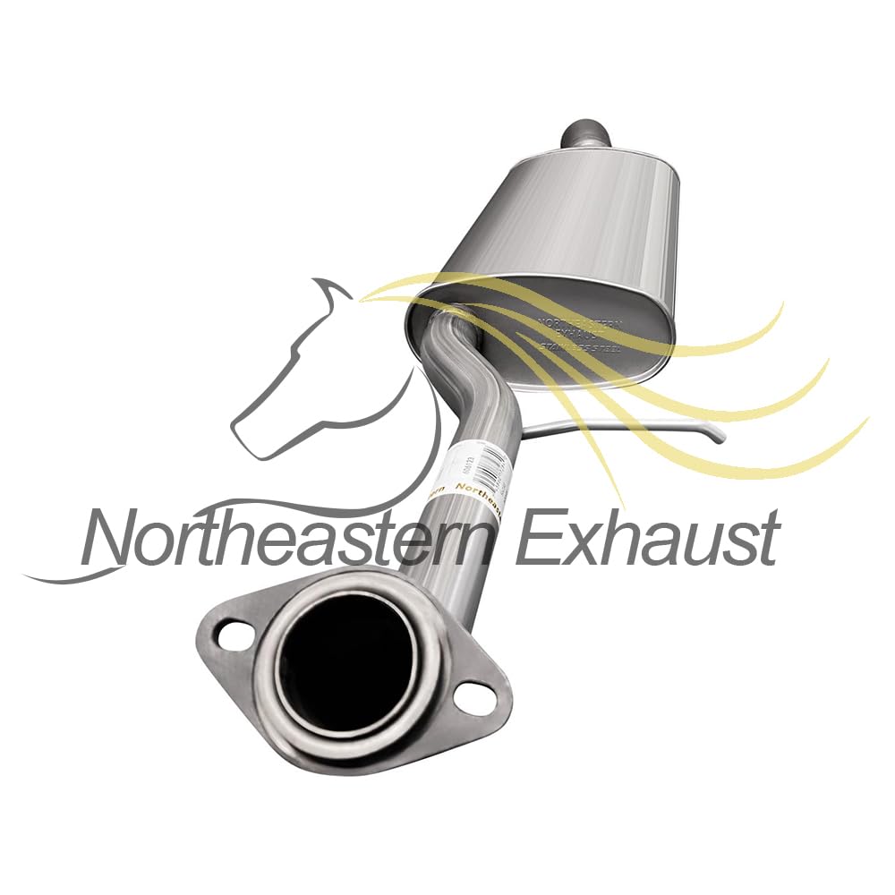 Northeastern Exhaust | Stainless Steel Exhaust Resonator Compatible for Ford Escape 2009-2012 | Mazda Tribute 2009-2011 | Mercury Mariner 2009-2011 3.0L 2.5L | Free Clamp and Gasket Included