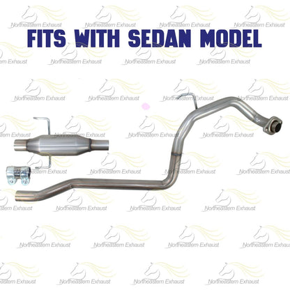 2007-2011 Toyota Yaris 1.5L Exhaust Resonator Pipe - For Sedan models only