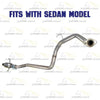2007-2011 Toyota Yaris 1.5L Exhaust Resonator Pipe - For Sedan models only