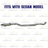 2007-2011 Toyota Yaris 1.5L Exhaust Resonator Pipe - For Sedan models only