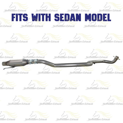 2007-2011 Toyota Yaris 1.5L Exhaust Resonator Pipe - For Sedan models only