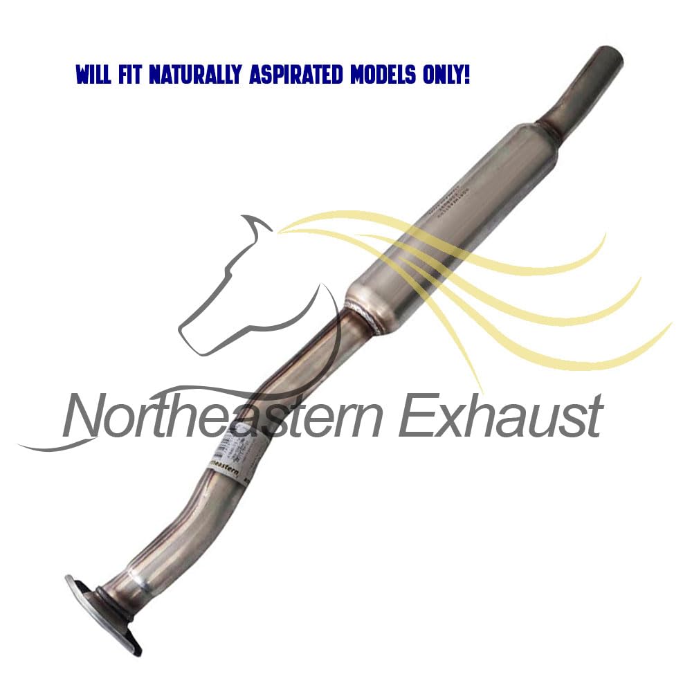 Northeastern Exhaust | Stainless Steel Resonator Y-Pipe & Pair of Muffler Exhaust System Kit Compatible for Subaru Outback 2006-2009 2.5L | Free Gaskets and Clamps Included