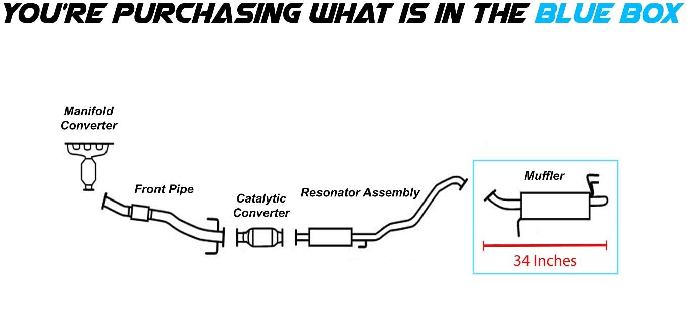 2010-2011 Kia Soul 2.0L Exhaust Muffler