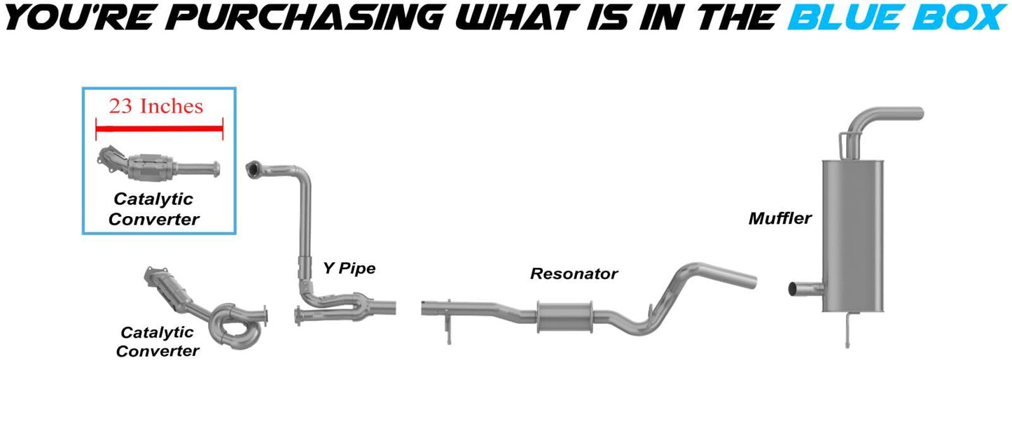 Passenger-side Manifold Catalytic Converter for 2012-2017 Jeep Wrangler | 2018 Wrangler JK | 3.6L