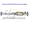 1999-2002 Toyota 4Runner 2.7L 3.4L Exhaust Catalytic Converter - Rear