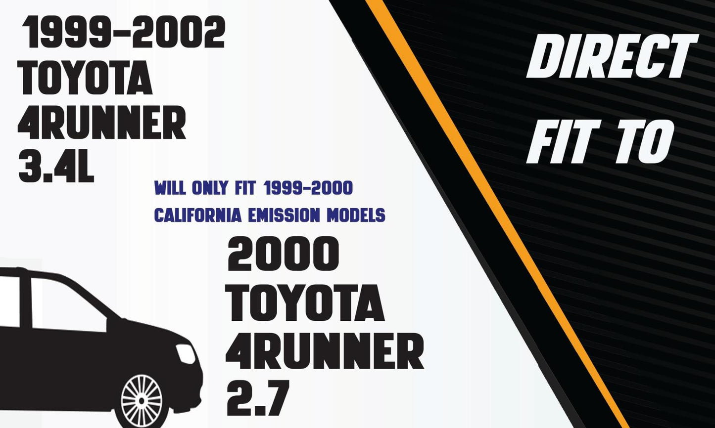 1999-2002 Toyota 4Runner 2.7L 3.4L Exhaust Catalytic Converter - Rear