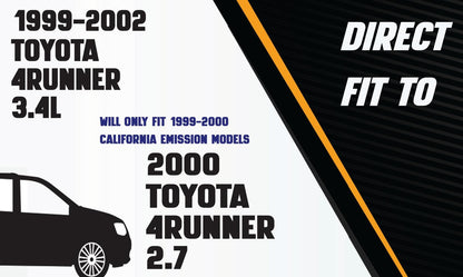 1999-2002 Toyota 4Runner 2.7L 3.4L Exhaust Catalytic Converter - Rear