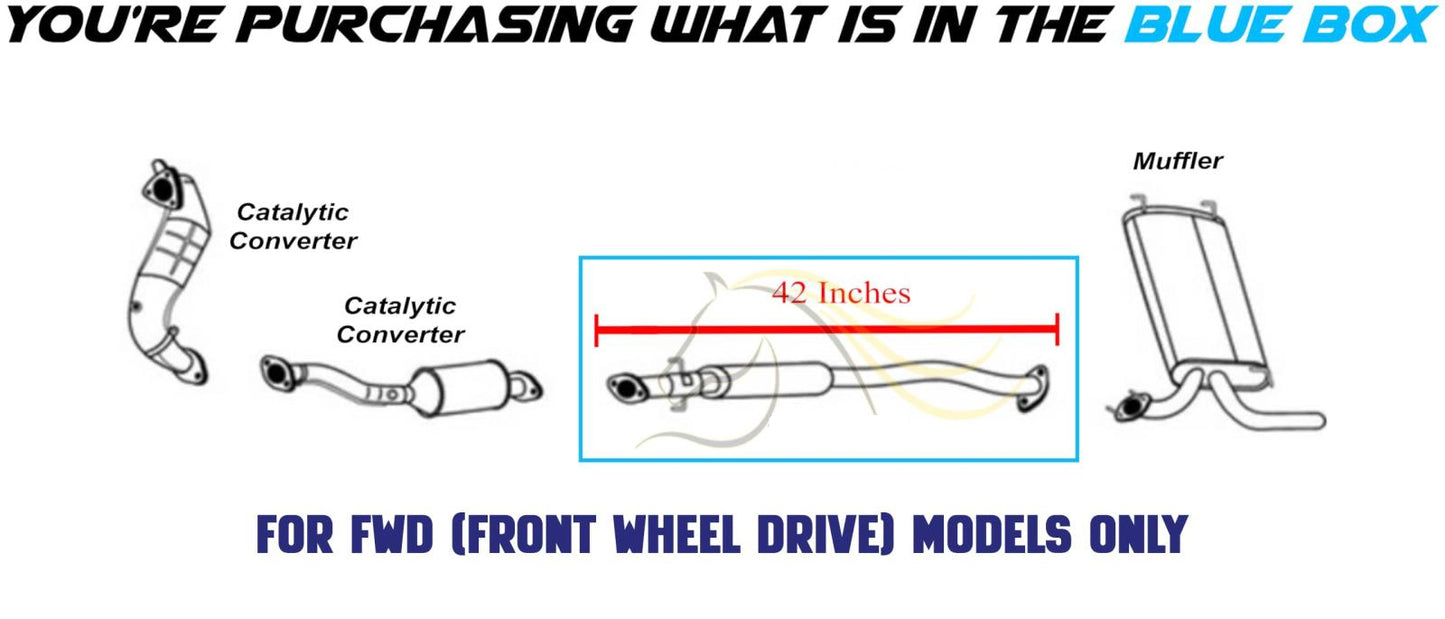 2011-2017 Nissan Juke 1.6L Exhaust Muffler Assembly