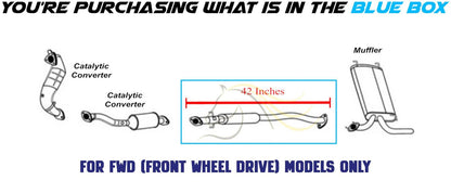 2011-2017 Nissan Juke 1.6L Exhaust Muffler Assembly