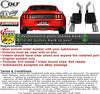 1997-2000 Jeep Wrangler 2.5L 4.0L Cat-back Performance Exhaust System Kit