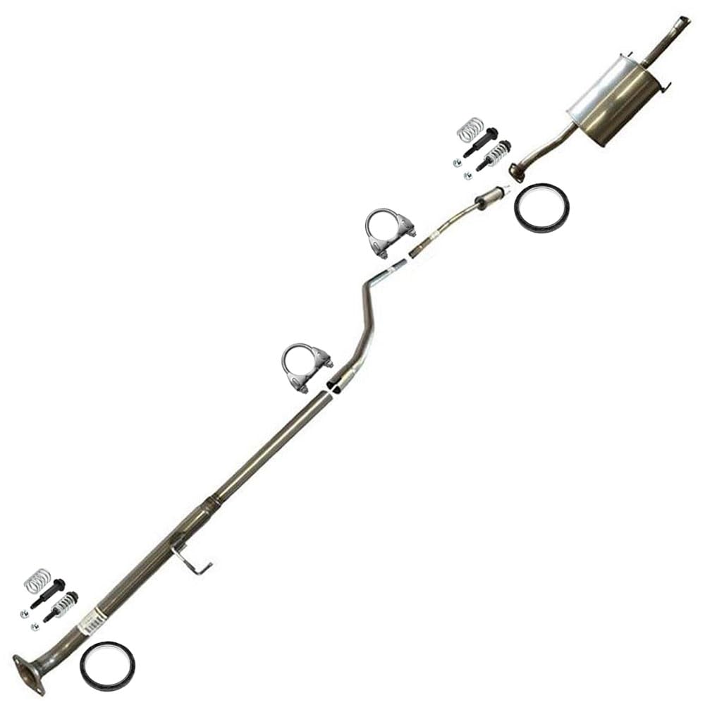 2001-2005 Honda Civic 1.7L Intermediate Pipe, Resonator and Muffler Exhaust