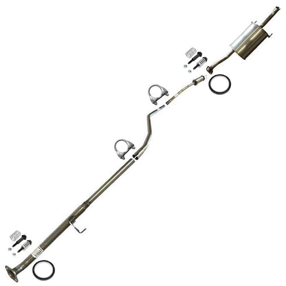 2001-2005 Honda Civic 1.7L Intermediate Pipe, Resonator and Muffler Exhaust