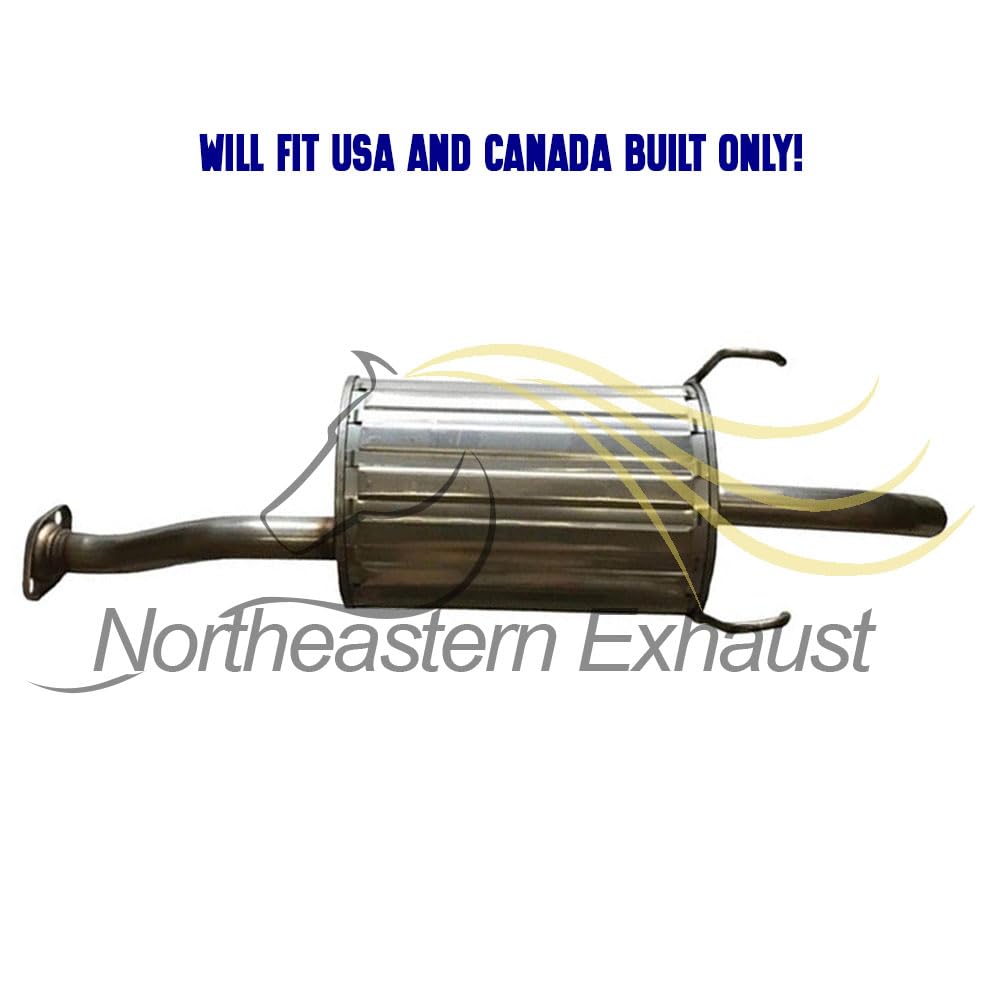 2001-2005 Honda Civic 1.7L Intermediate Pipe, Resonator and Muffler Exhaust