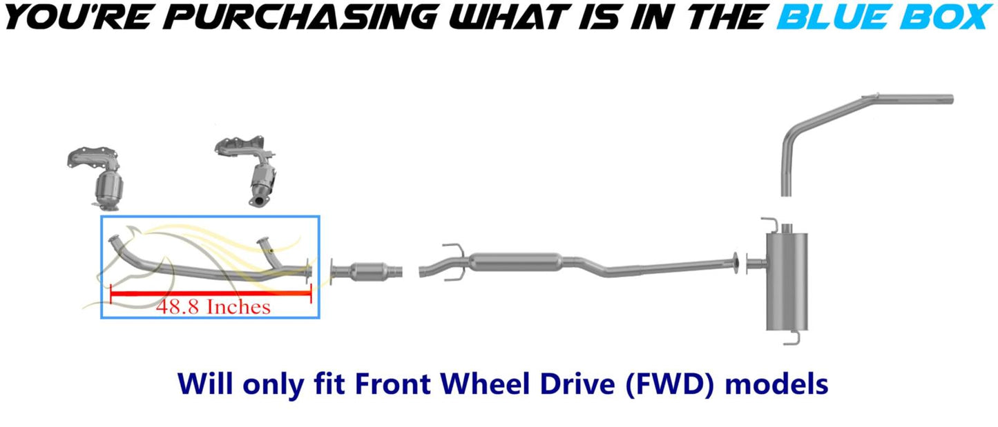 2007-2010 Toyota Sienna 3.5L Exhaust Y-Pipe | FWD