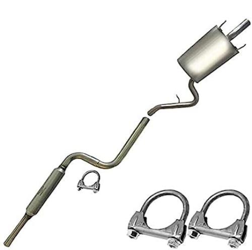 Exhaust Resonator Pipe and Muffler for 2001-2006 Sebring and Stratus 2.4L 2.7L