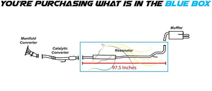2002-2006 Nissan Altima 2.5L Exhaust Resonator Pipe Assembly