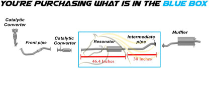 2015-2016 Honda CR-V 2.4L Resonator and Intermediate Pipe Exhaust