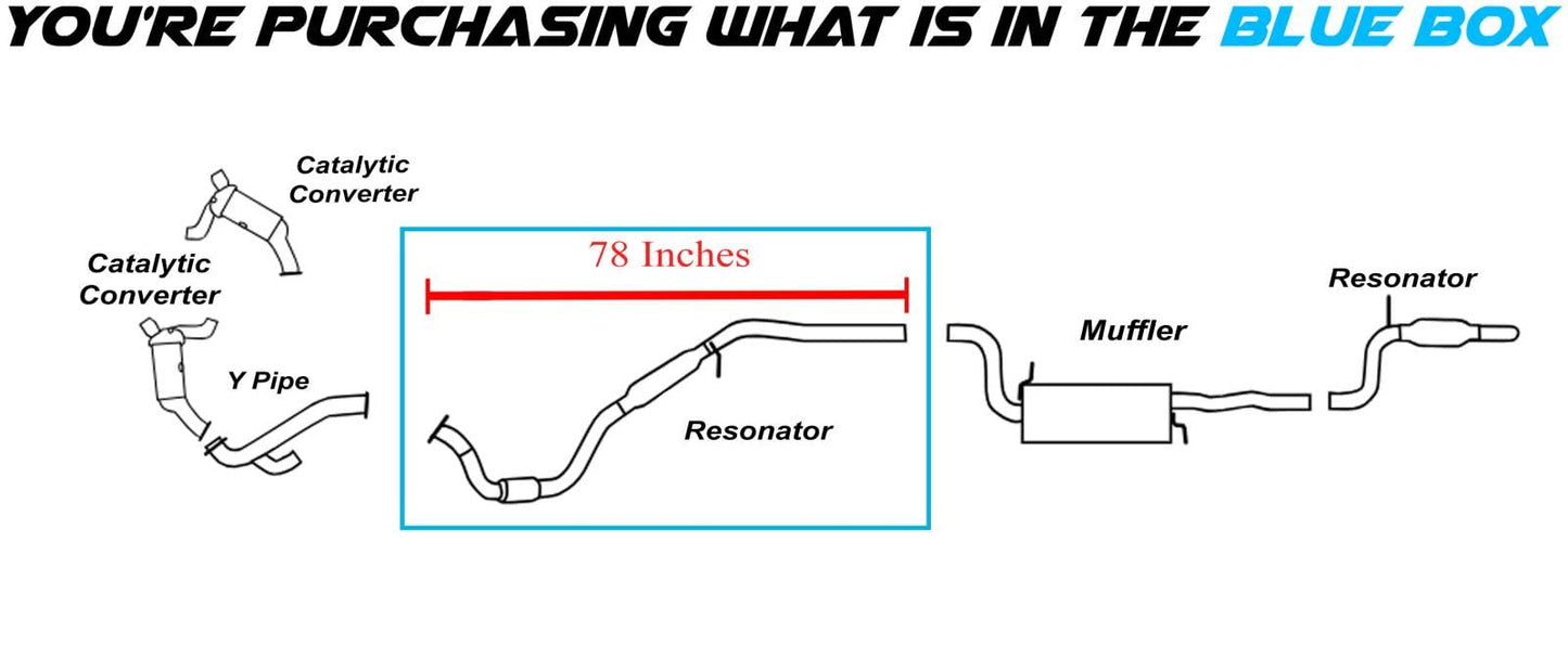 Resonator Pipe for 2008-2010 Chrysler Town & Country | Dodge Grand Caravan | Volkswagen Routan | 4.0