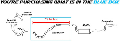 Resonator Pipe for 2008-2010 Chrysler Town & Country | Dodge Grand Caravan | Volkswagen Routan | 4.0