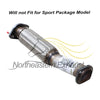 1999-2003 Saab 9-5 2.3L Front Pipe and Mufflers Exhaust System Kit
