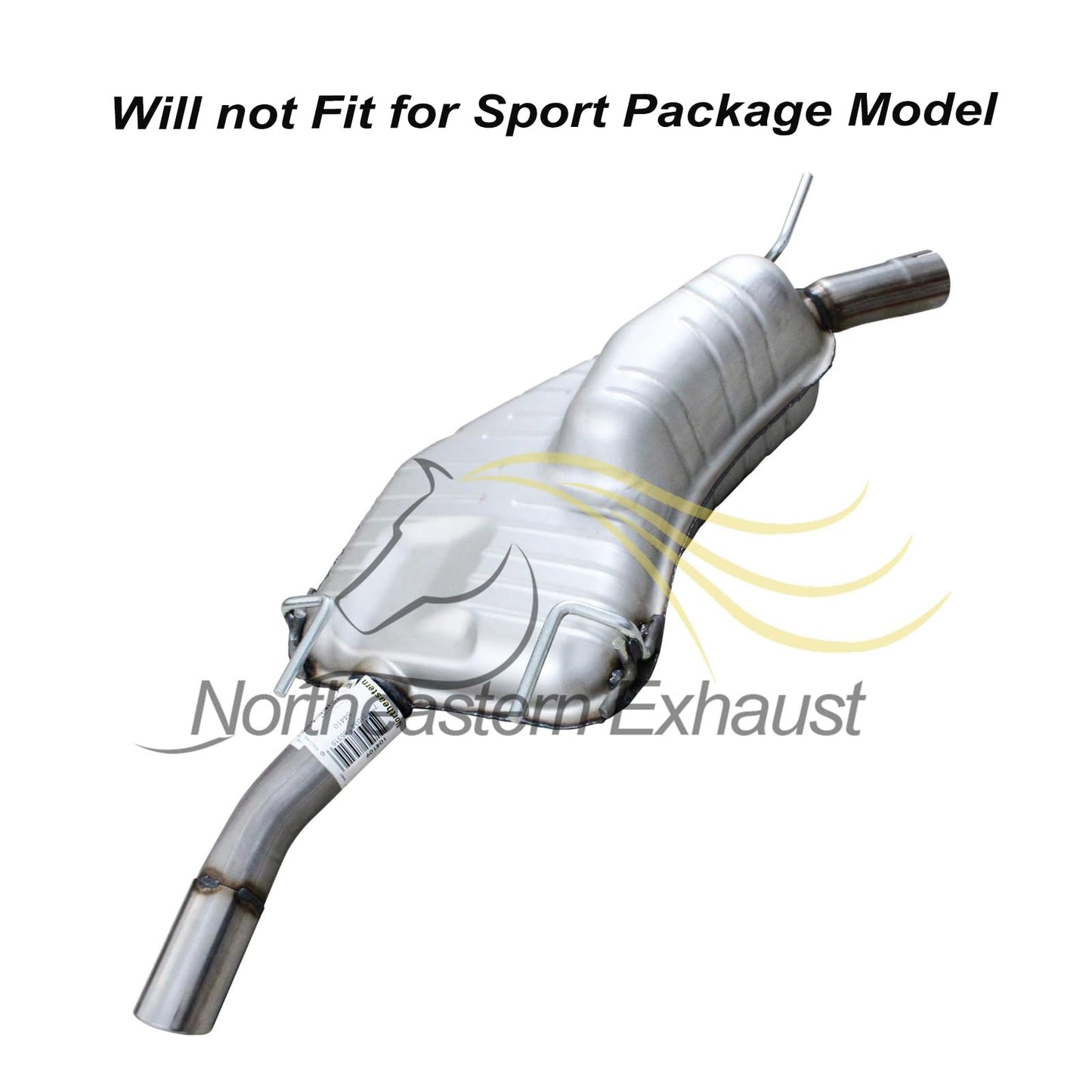 1999-2003 Saab 9-5 2.3L Front Pipe and Mufflers Exhaust System Kit
