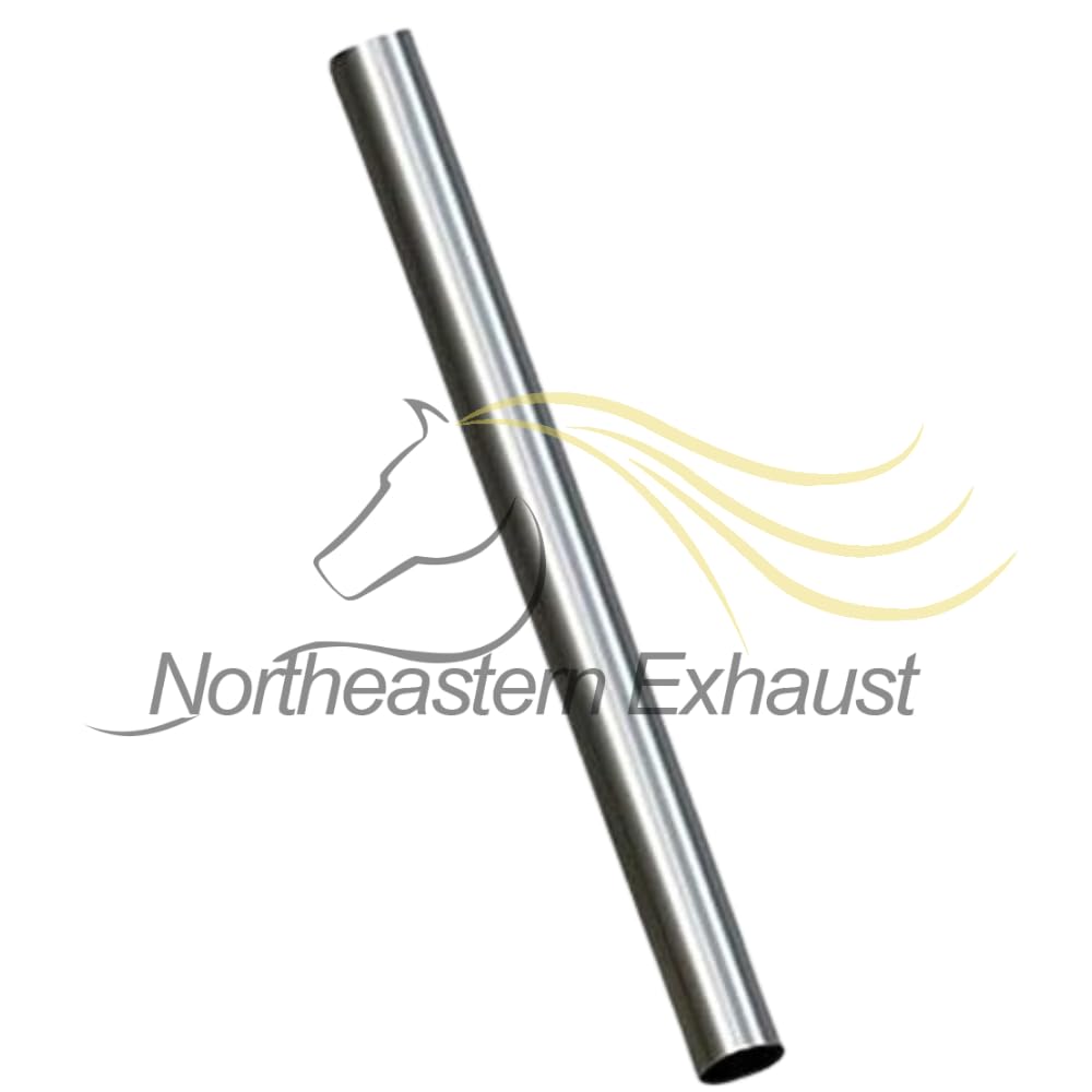 Stainless Steel Exhaust Straight Pipe 4" OD x 60" Long