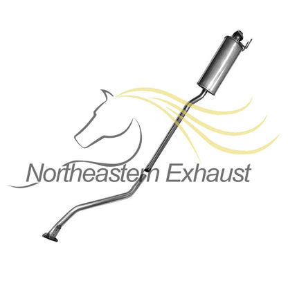 Resonator and Muffler Exhaust for 2001-2005 Honda Civic 1.7L and 2001-2003 Acura EL 1.7L