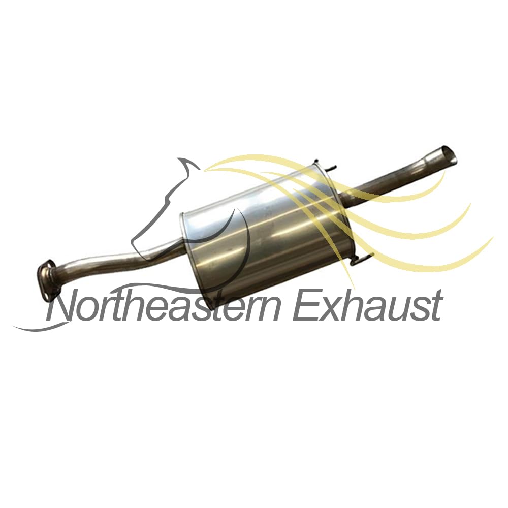 Resonator and Muffler Exhaust for 2001-2005 Honda Civic 1.7L and 2001-2003 Acura EL 1.7L