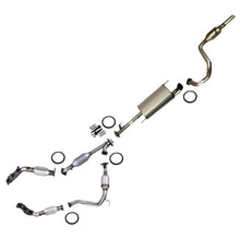 2003-2009 Toyota 4Runner 4.0L Pair of Manifolds, Catalytic Converters, Muffler and Tail Pipe