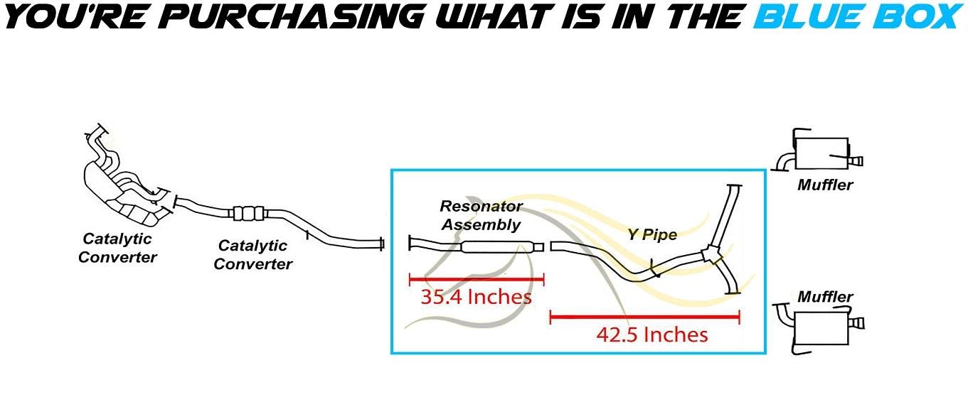 2009-2013 Subaru Forester | 2008-2011 Subaru Impreza 2.5L Resonator and Y-Pipe Exhaust System Kit