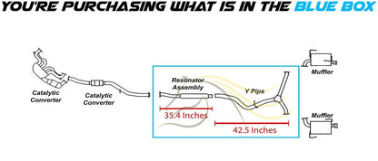 2009-2013 Subaru Forester | 2008-2011 Subaru Impreza 2.5L Resonator and Y-Pipe Exhaust System Kit