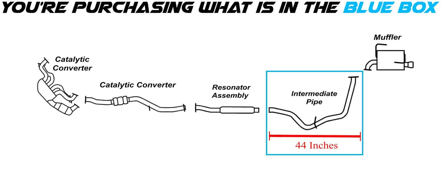 2012-2016 Subaru Impreza 2.0L Exhaust Pipe | For Sedan Models