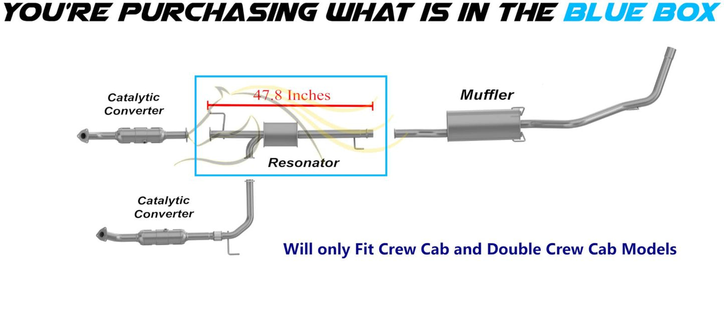 2005-2006 Toyota Tundra 4.7L Exhaust Resonator Pipe