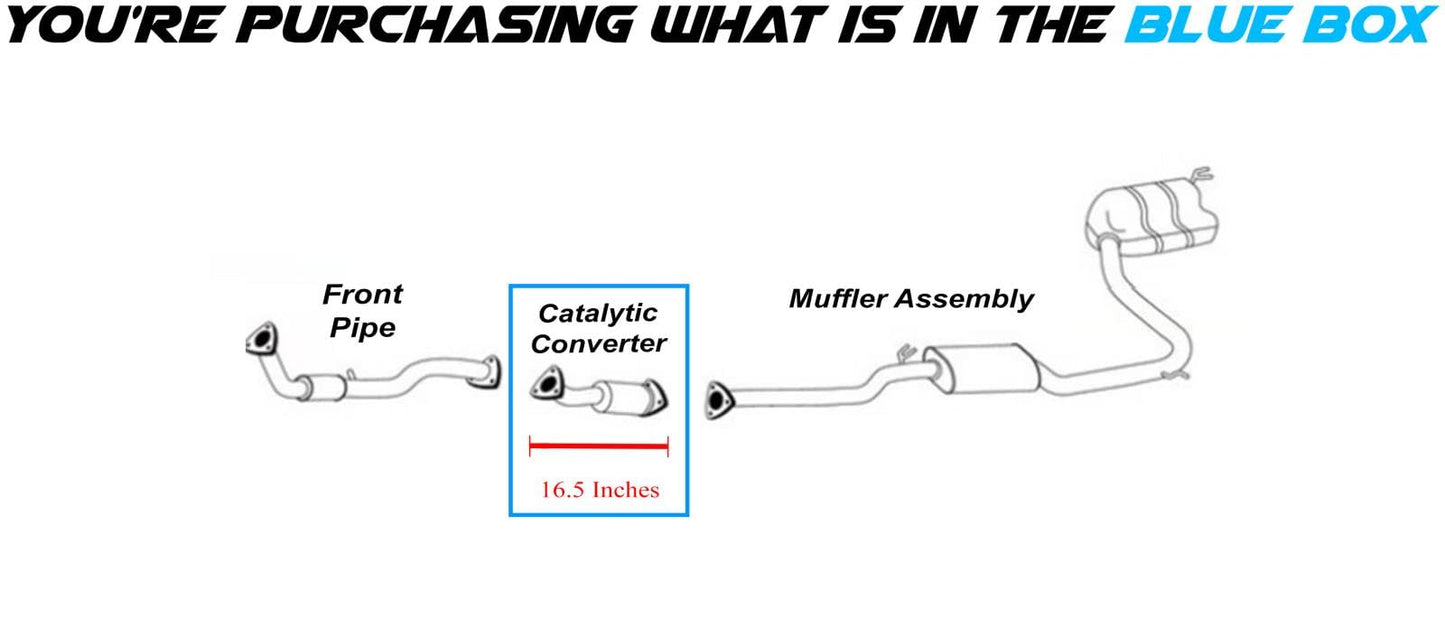 2017-2019 Honda CR-V 2.4L Rear Catalytic Converter - EPA Approved