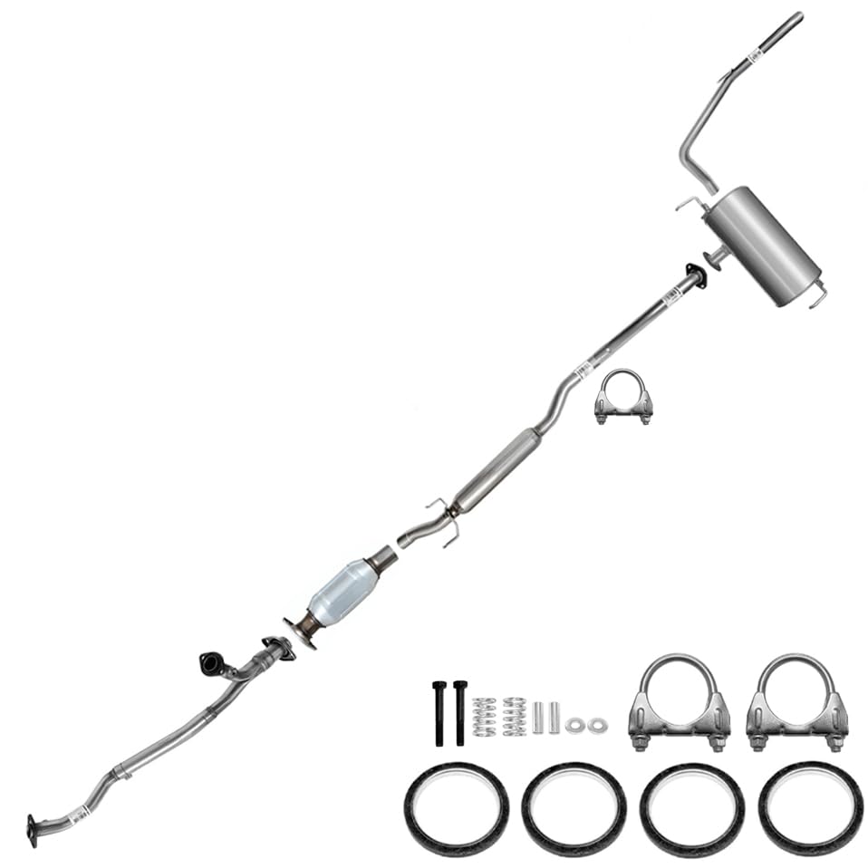 2007-2010 Toyota Sienna 3.5L Exhaust Pipe, Catalytic Converter, Resonator, Muffler & Tail Pipe