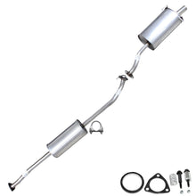 Northeastern Exhaust | Stainless Steel Resonator Pipe & Muffler Exhaust System Kit Compatible for Honda CR-V 2007-2009 2.4L | Free Gaskets, Clamp and Spring Bolt Kit Included | Automotive Replacement Part