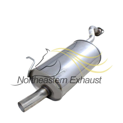 Northeastern Exhaust | Stainless Steel Resonator Pipe & Muffler Exhaust System Kit Compatible for Honda CR-V 2007-2009 2.4L | Free Gaskets, Clamp and Spring Bolt Kit Included | Automotive Replacement Part
