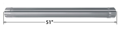 Colt Exhaust | Polished Straight Pipe Stainless Steel Exhaust Pipe 5" ID x 51" long