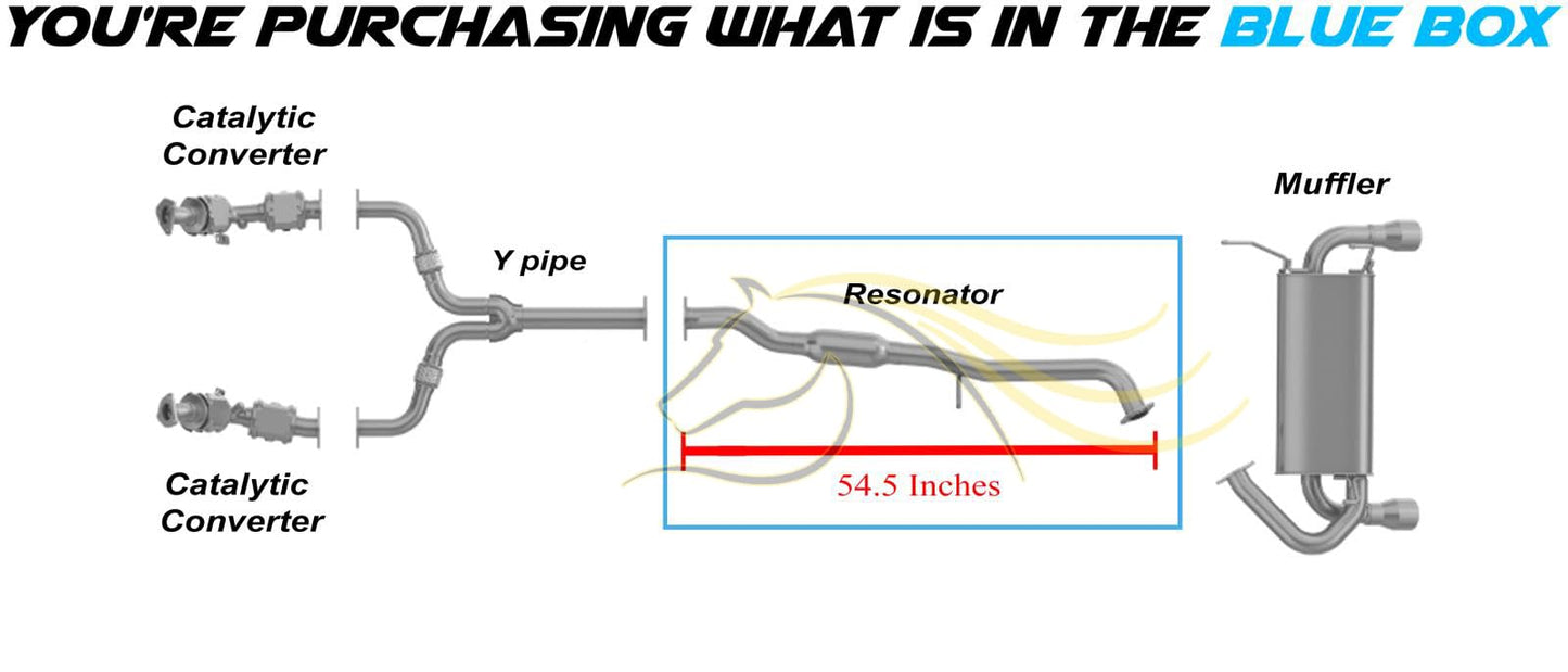 2003-2007 Nissan 350Z 3.5L Exhaust Resonator Pipe